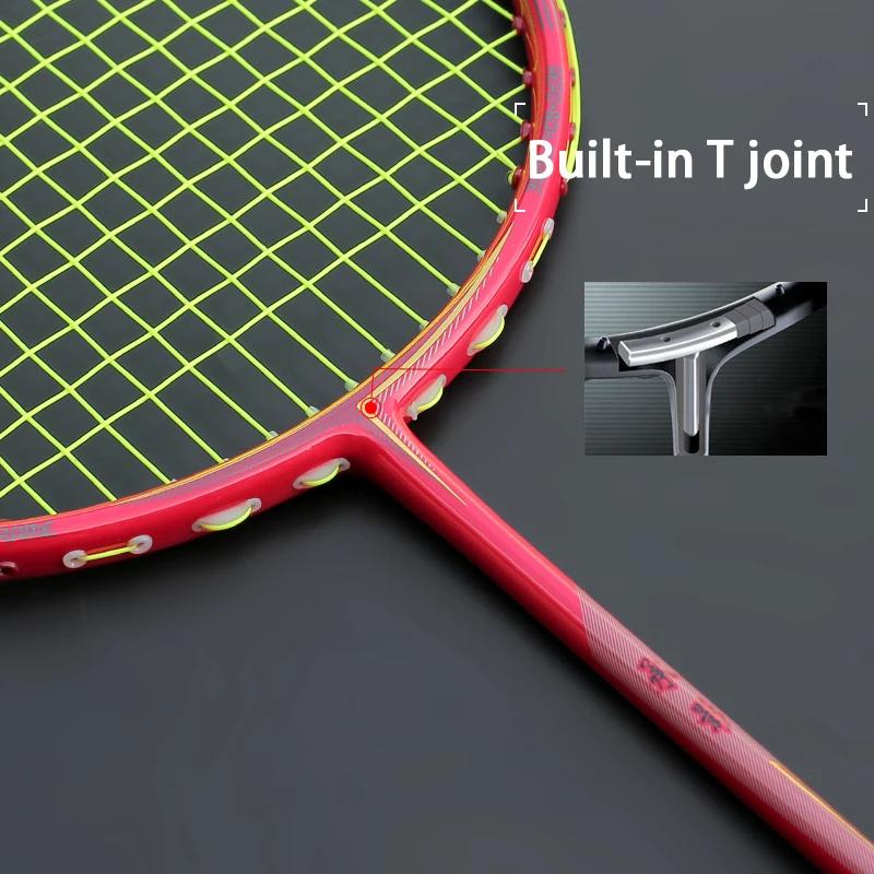 Супер светильник 8U 62-67 г Профессиональная полностью углеродная ракетка для бадминтона ультра светильник Raquette 22-30 фунтов Z-speed Force Free String Bag