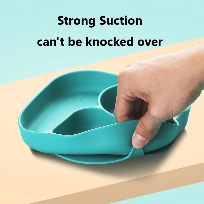 

Baby Bowl Spoon Fork Feeding Tableware BPA Free With Spoon Fork Kids Plates Baby Eating Dinnerware Set Anti-Heat Training Plate