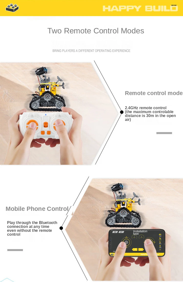 STEM Projects for Kids Ages 8-12 Remote & APP Controlled Robot Building Block Toys Waili Programming Gifts Boys | Канцтовары для