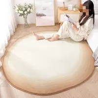 Soft Faux Berber Fleece Bedroom Carpet Non-Slip Living Room Sofa Tea End Area Rug Quality Thickness Floor Mat Washable