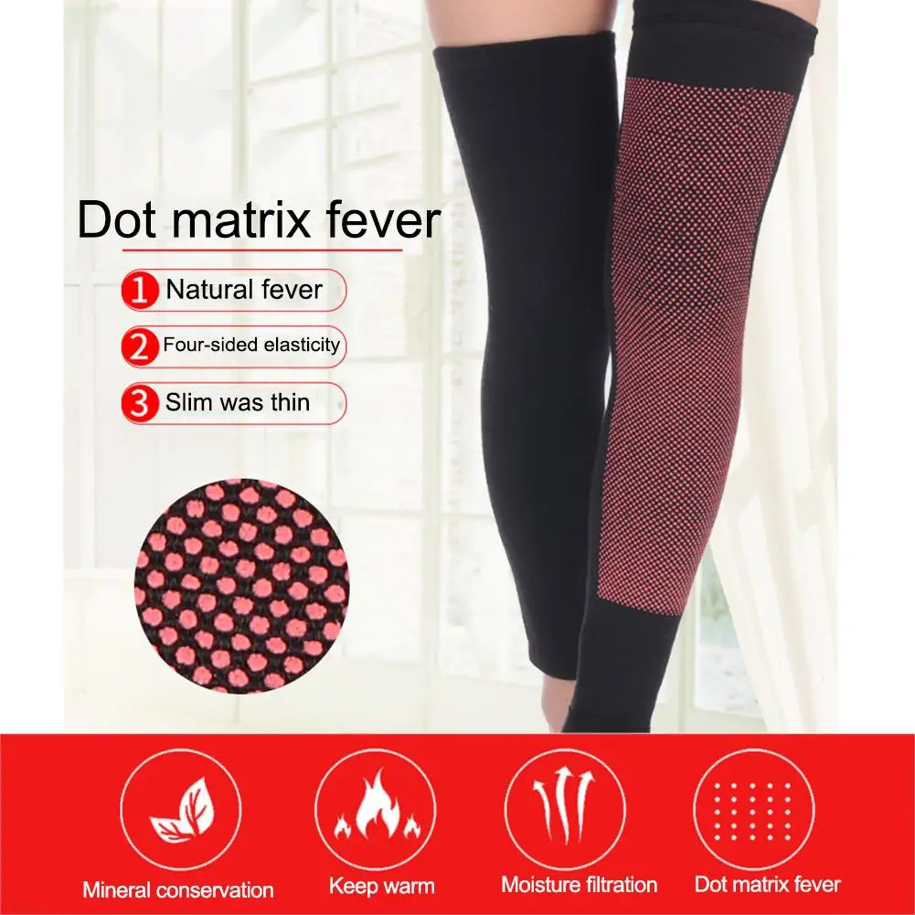 2PCS Unisex Self Heating Support Knee Pads Lengthened Warm Heated Brace Arthritis Joint Pain Relief And Injury Recovery ## |