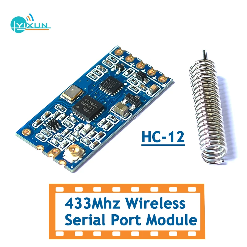 HC-12 SI4438 SI4463 HC12 433Mhz беспроводной модуль последовательного порта 1000M заменить Bluetooth UART интерфейс совершенно новый оригинальный