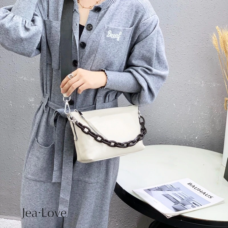 

Новая кожаная сумка через плечо Jea Love с верхним слоем из воловьей кожи