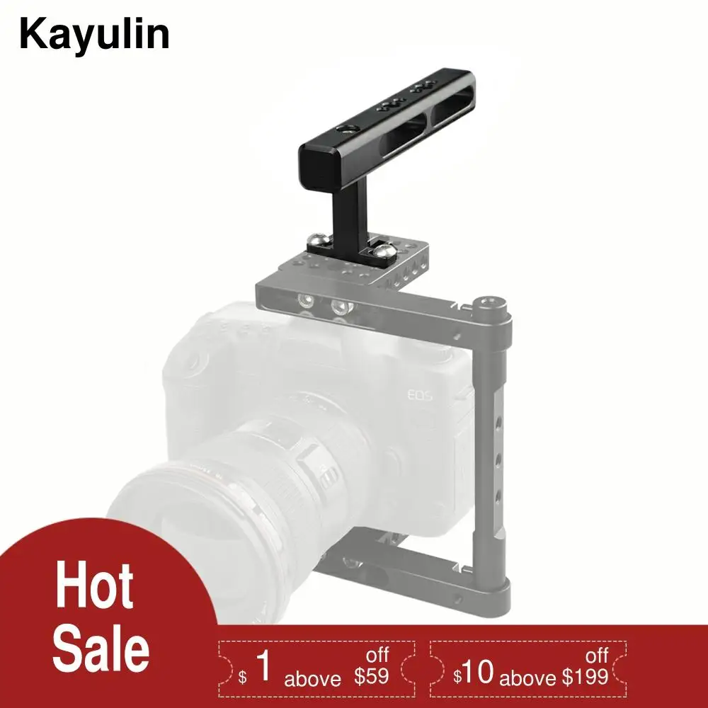 Верхняя ручка Kayulin из алюминиевого сплава для DSLR камеры универсальный