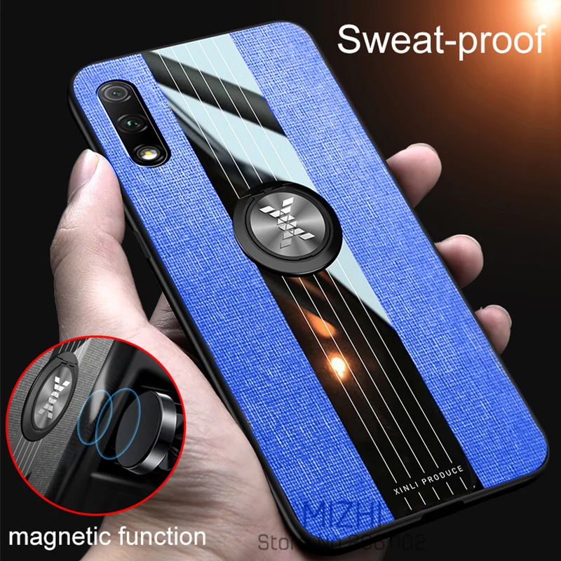 Мягкий кожаный чехол с магнитным кольцом для Huawei Honor 9x 8x 10i 20 Pro 10 Lite Nova 6 V30 V20 20S
