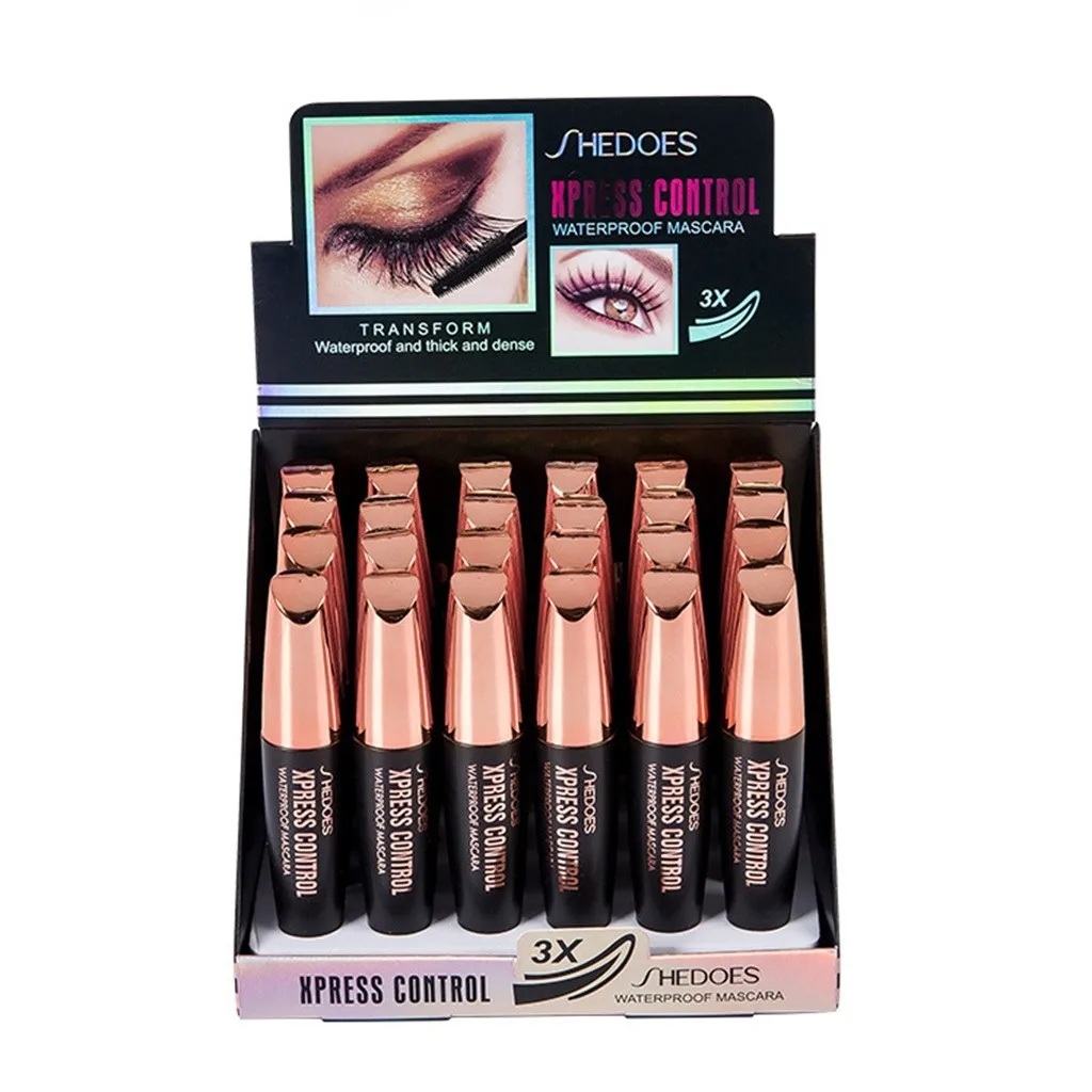 4d Шелкового волокна ресниц тушь для наращивание длительный ресницы длинные