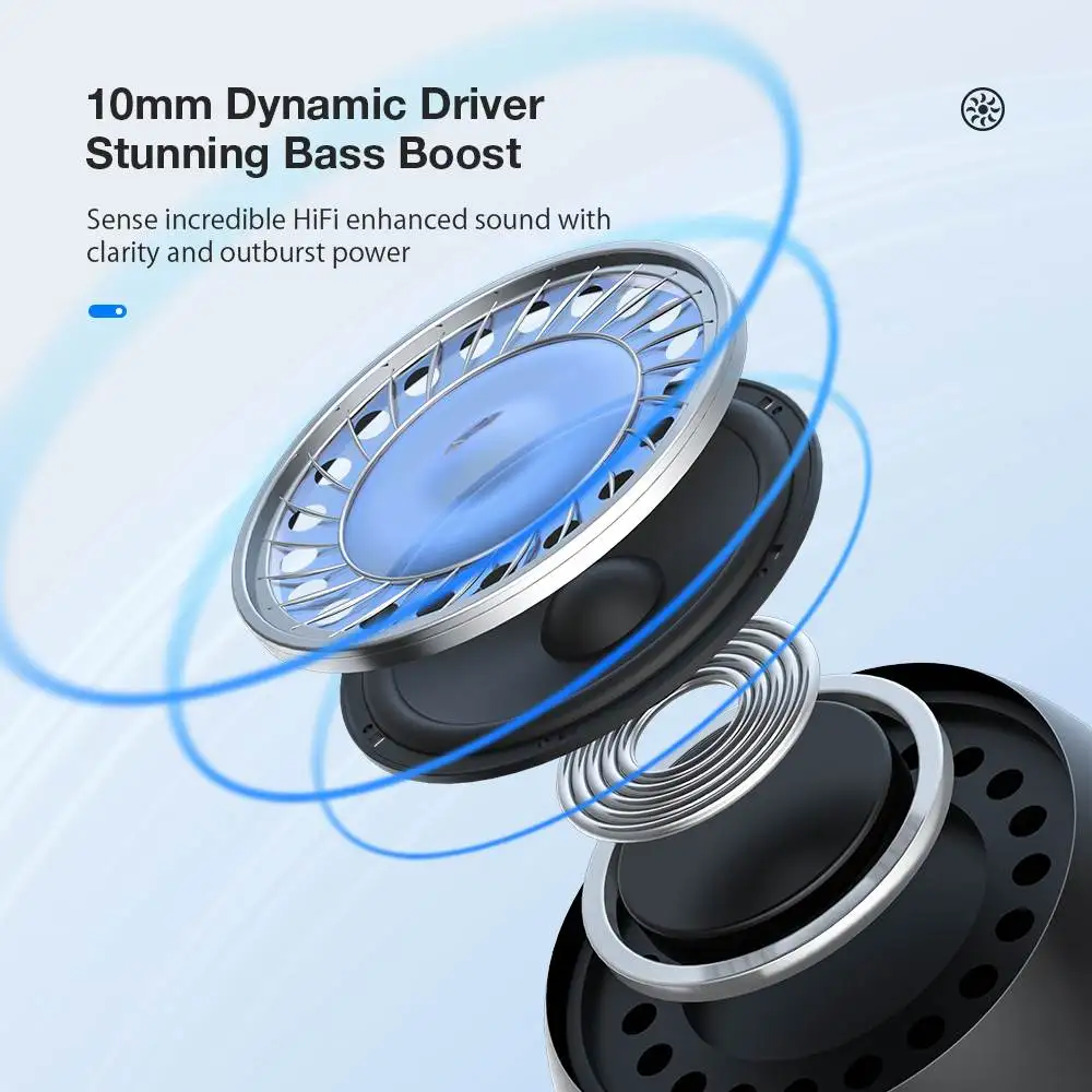 Bluetooth-наушники BlitzWolf AIRAUX 10 мм IPX4 |