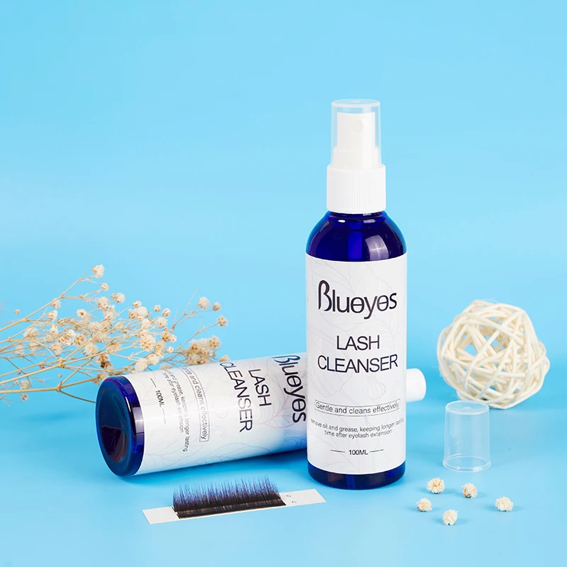 

Blueyes 100ml Eyelash Cleanser Primer Grafting False Eyelashes Extension Spray Lash Cleaning Non-irritating Liquid Makeup Tools