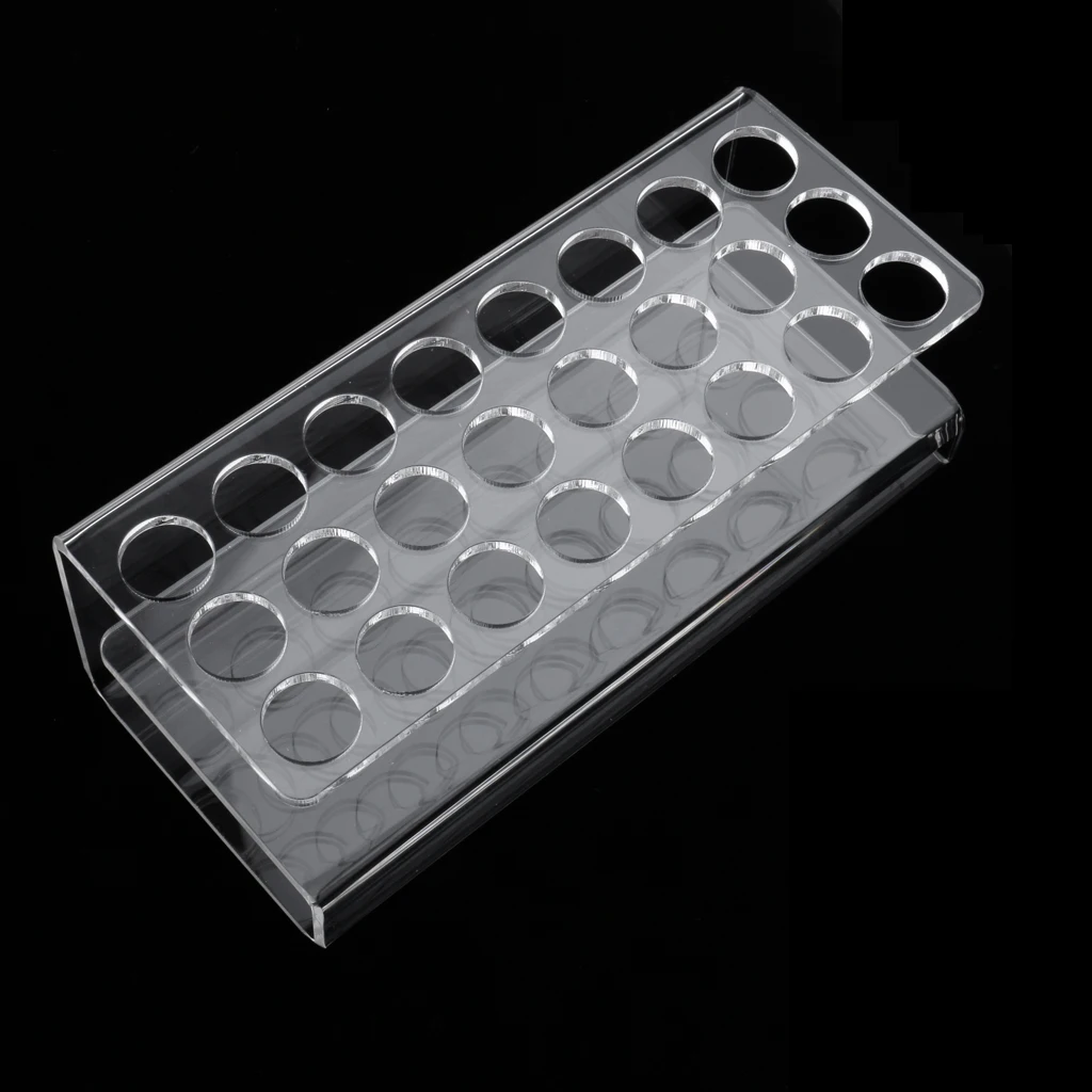 Акриловая подставка для губной помады 24 слота органайзер косметики стойка ручек