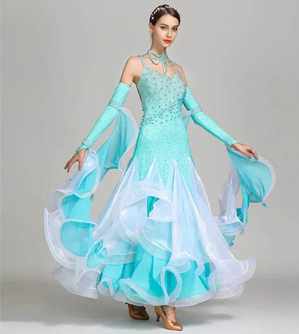 Женское платье для современных танцев высококачественная одежда бальных