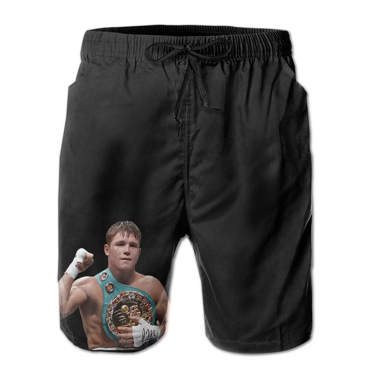 

Causal Breathable Quick Dry Humor Graphic R257 Loose Saul Canelos Alvarez Boxing Classic Hawaii Pants