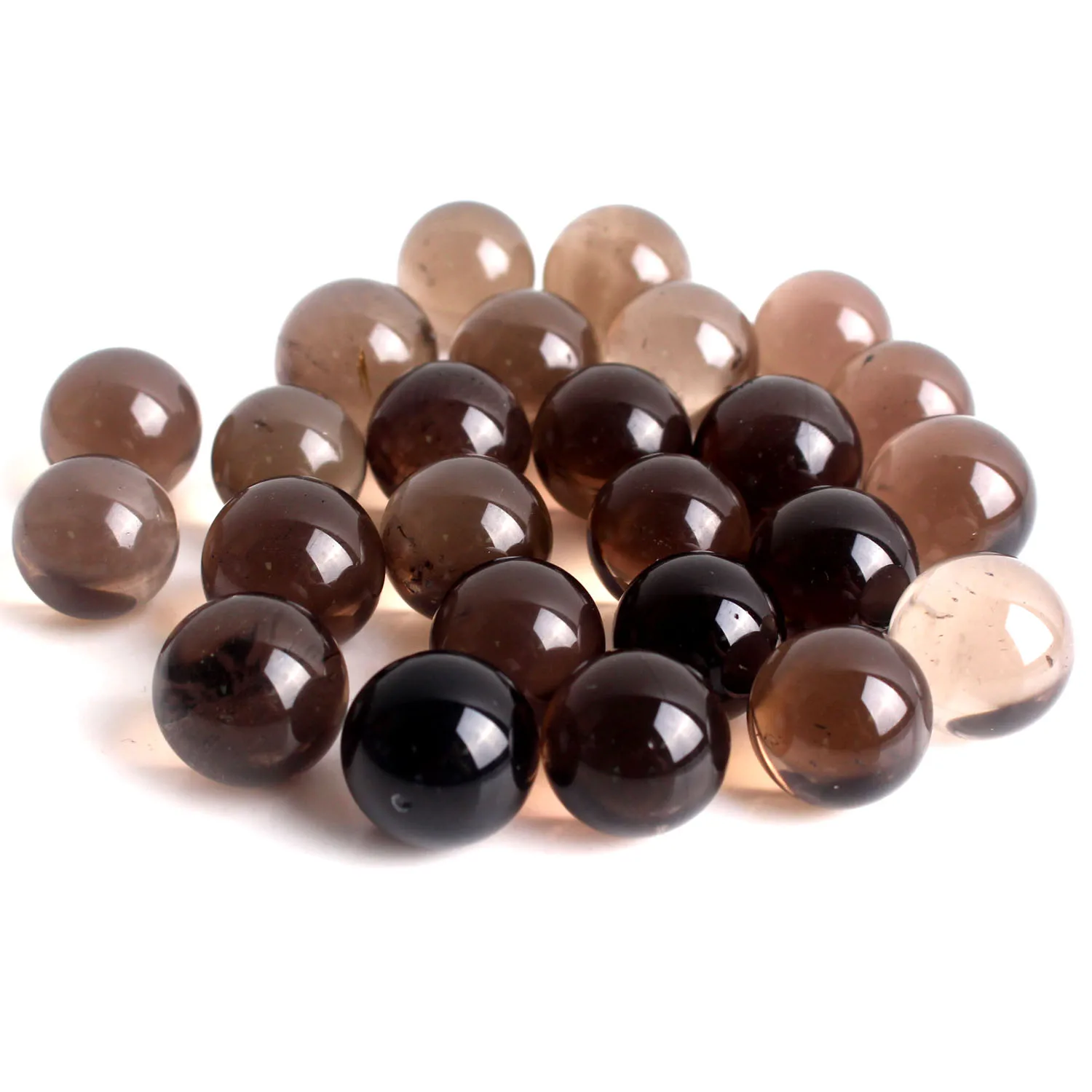 

Бусины Из Натурального Полированного Камня 15-18 мм, зеркальная мини-Шариковая сфера для изготовления ювелирных изделий, браслетов и ожерели...