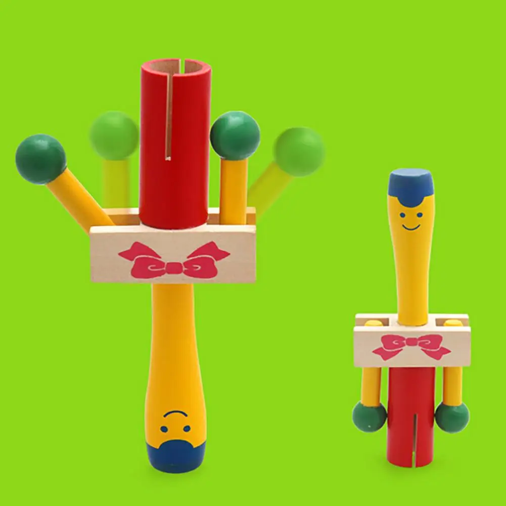

Деревянная Ручная погремушка-шейкер, ударный музыкальный инструмент, детская развивающая игрушка, подарок для детей