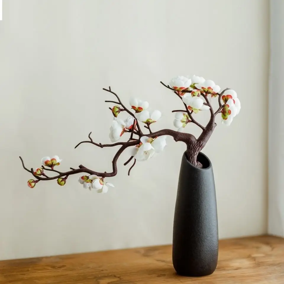 

Artificial Dried Branch Plum Blossoms Winter Plum Dried Flower Ornaments Home Living Room Dining Room Fake Flower Decoration