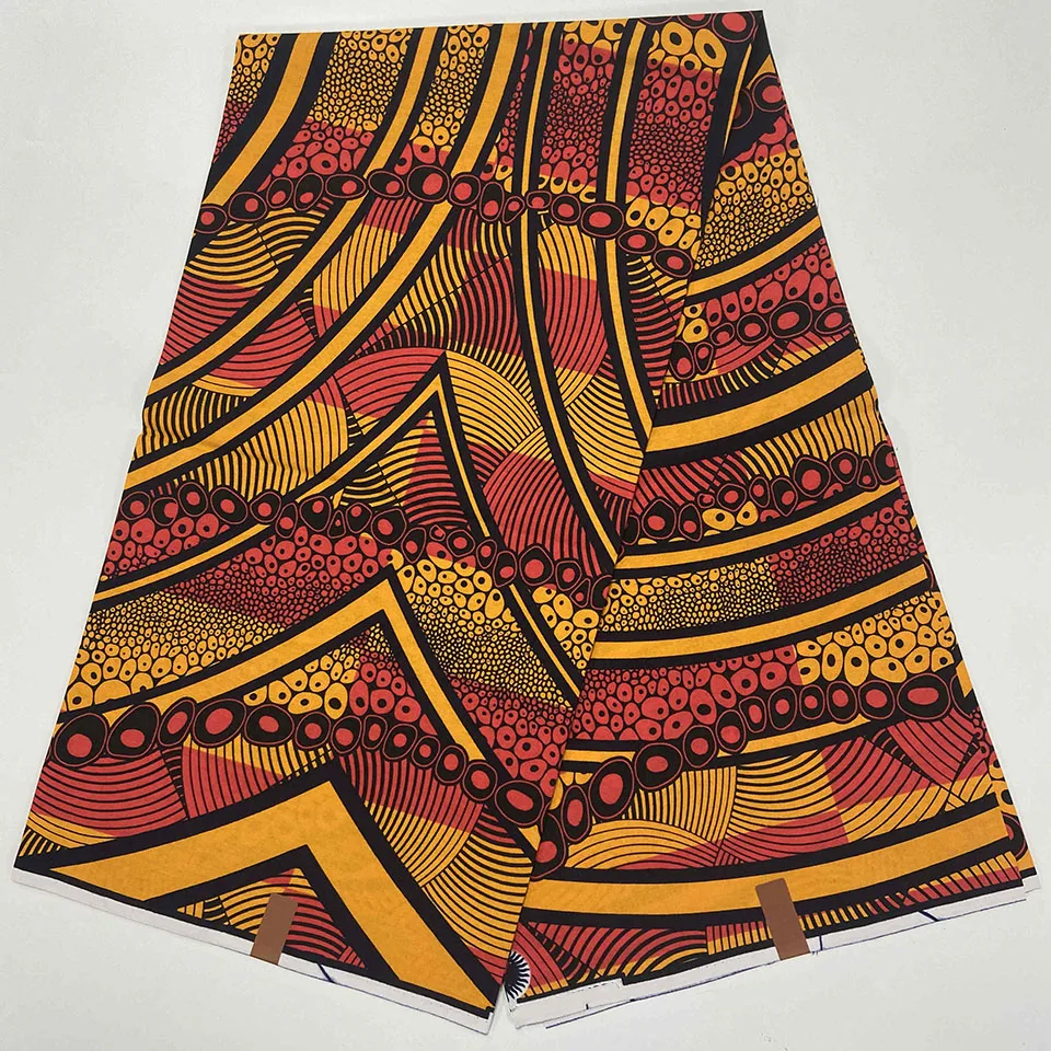 

6 Yards Mitex Wax Print/ African Fabrics Kitenge/Pagnes/Tissues Africain/ Lapa/Chitenge HS-192