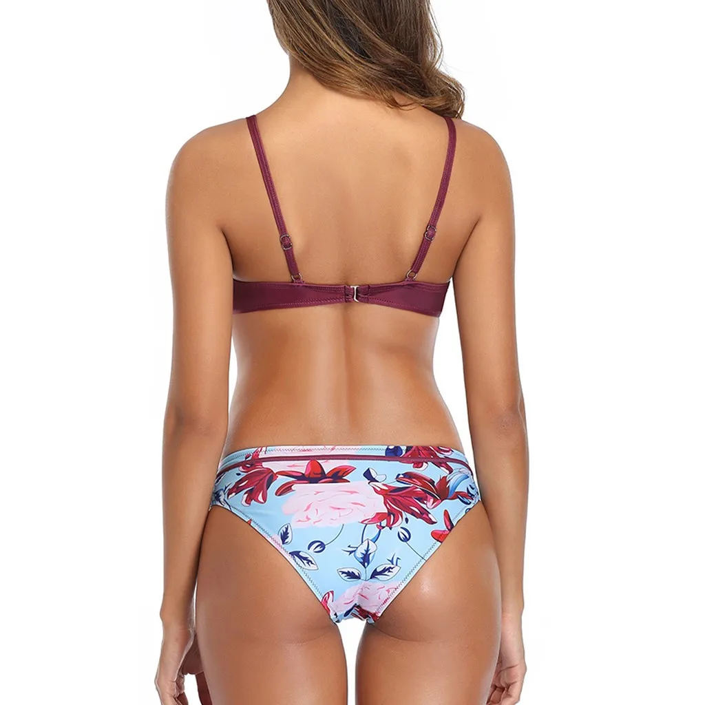 

2021 Sexy Cross Brazilian Bikinis Women Swimwear Swimsuit Push Up Fashion Bikini Set Two Piece Beach Bathing Suits Swim Wear