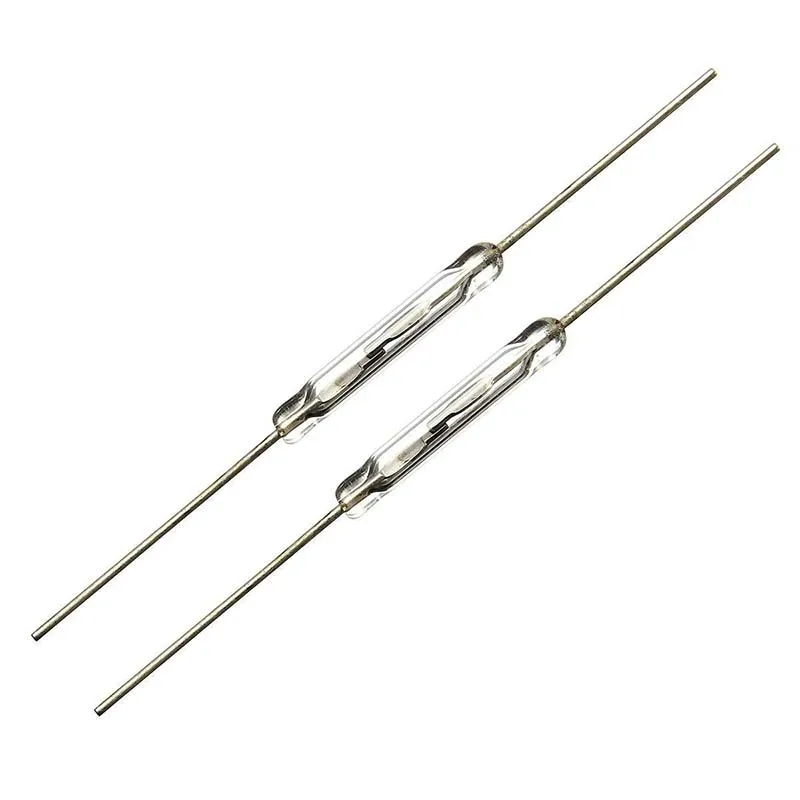 

110 pcs Reed contact 14mm x 2mm Miniature reed contact Reed switch 44mm length
