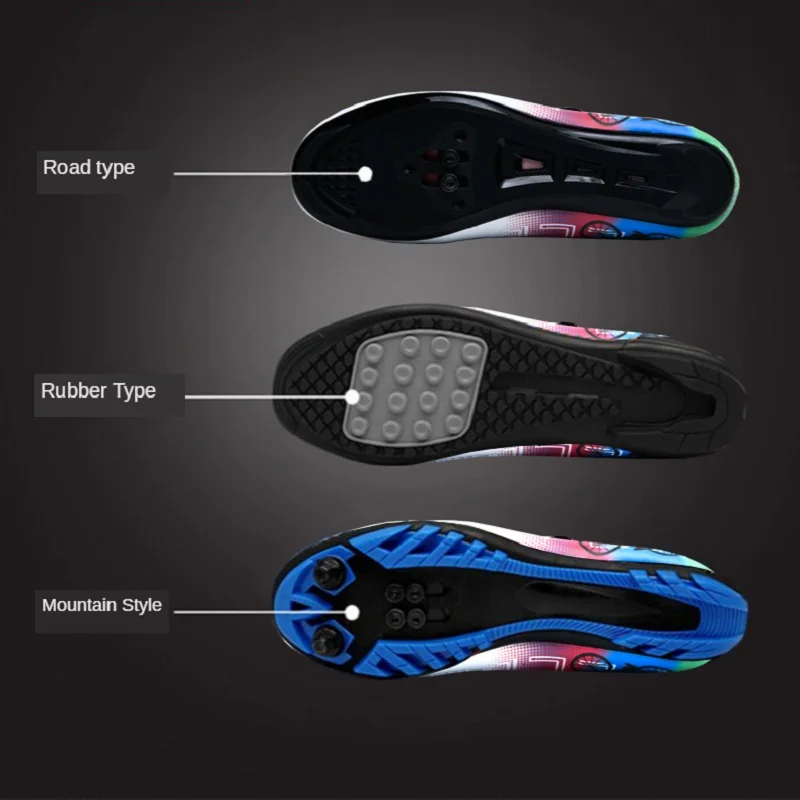 

MTB Cycling Shoes Men Non-Slip Self-Locking Road Bike Sneakers Racing Women Bicycle Footwear Professional Outdoor Trek Shoe