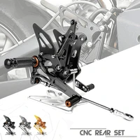 motorcycle accessories cnc aluminum footrest rear sets adjustable rearset foot pegs for kawasaki z1000 z 1000 2011 2019
