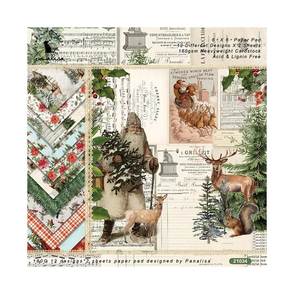 

Hand Account Background Paper Christmas Scrapbooking Pads Paper Origami Art Card Making DIY Scrapbook Paper Craft