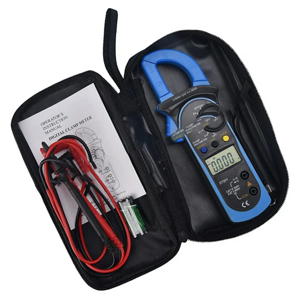 

True Rms Ac Clamp Meter 1Ma Auto Range Mini Digital Multimeter V-Alert Current Test Diode Tester With Back Clip