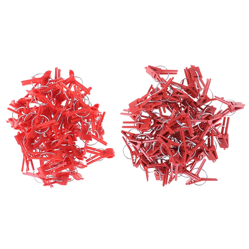 

New 50pcs Durable Plastic Grafting Clips Garden Vegetable Flower Tomato Vine Bushes Plants