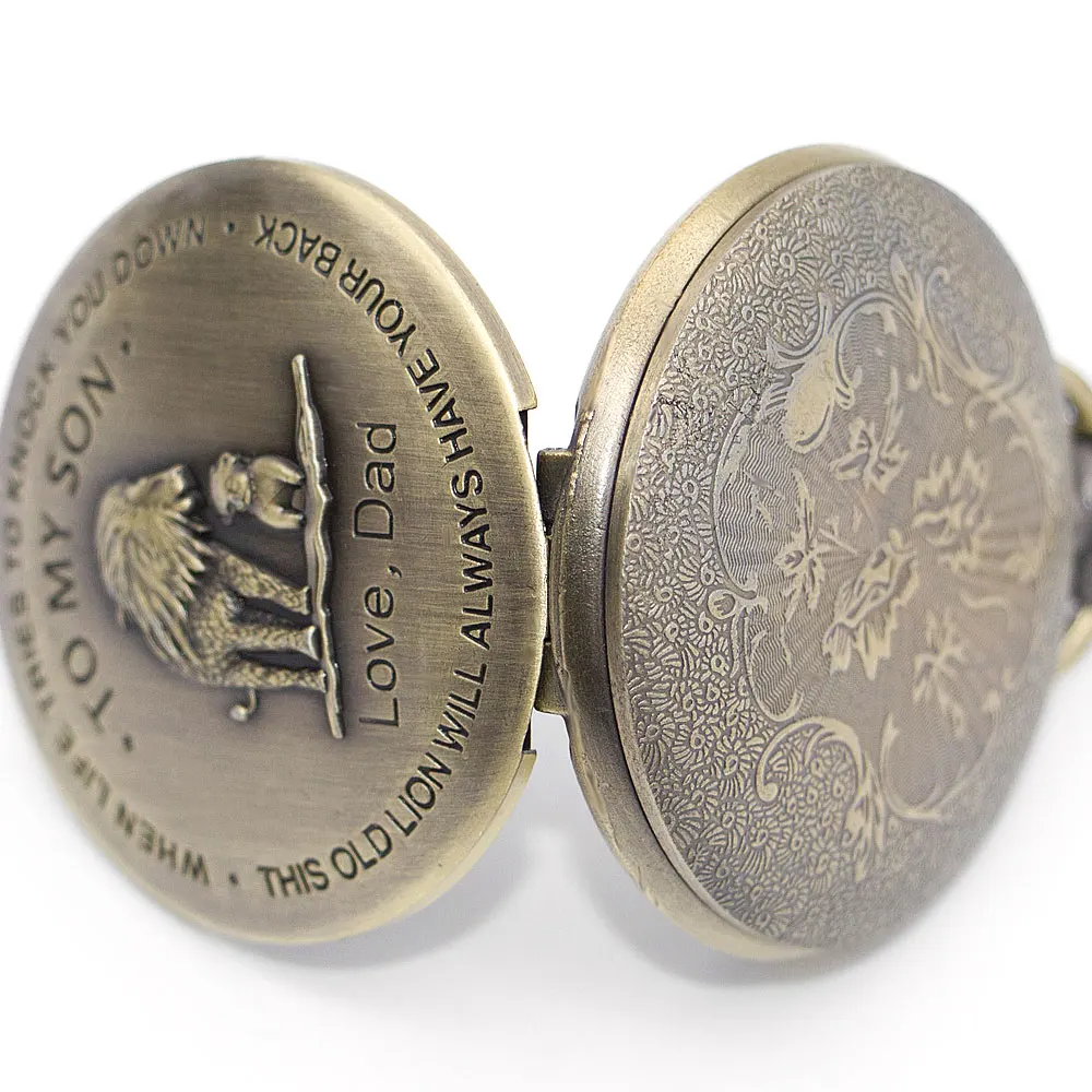 Мужские наручные часы с изображением Львов моему сыну мужские ожерельем подарки