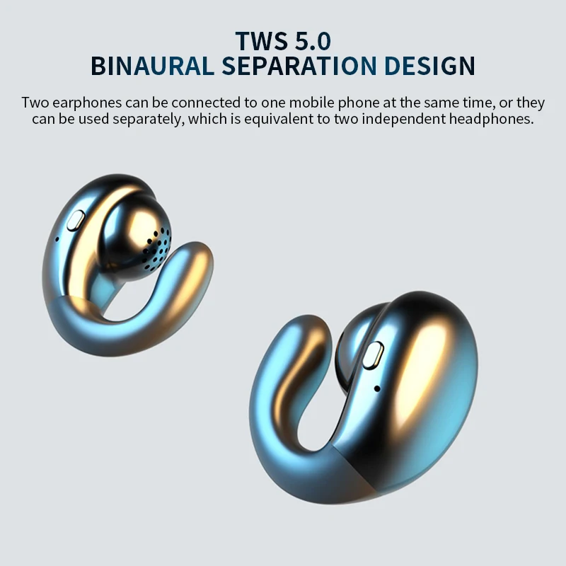 Новая гарнитура Bluetooth 5 0 с костной проводимостью зарядным устройством одно