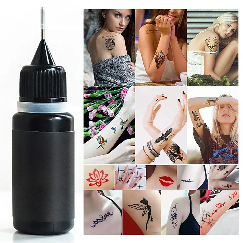 Temporary Tattoo 10ml Liquid Paste Henna Cones Indian For Body Paints tattoo supply | Красота и здоровье