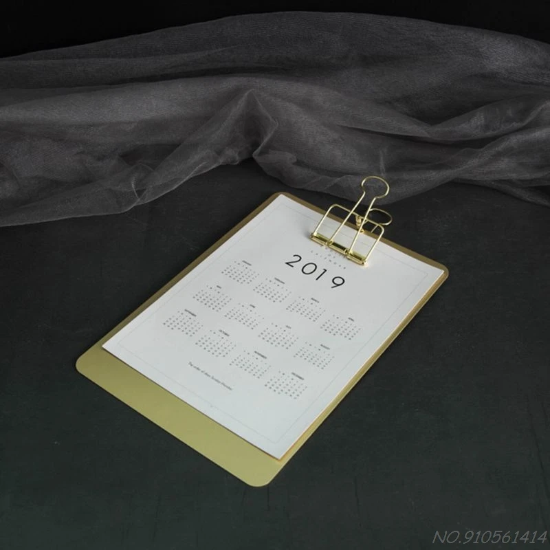 

Metal Clipboard Writing Pad File Folders Document Holder School Office Stationery Supply N16 20 Dropshipping