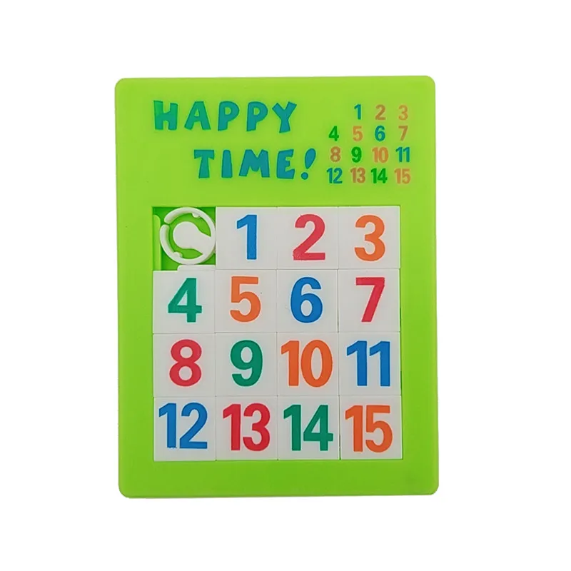 

3D Slide Puzzle Plastic Building Children's Educational Toys Numbers Alphabets Learning Jigsaw Game Toys Puzzles Gift