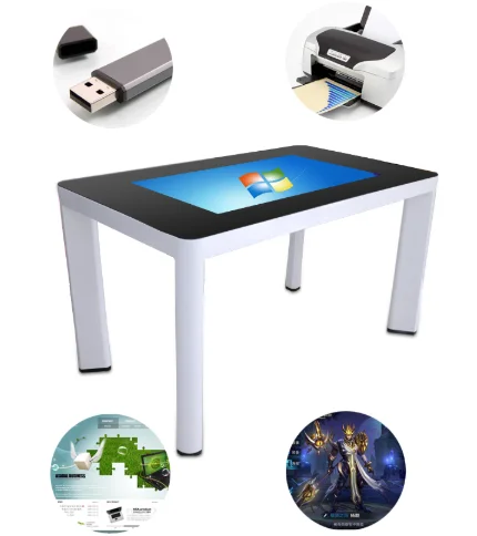 43 Inch lg lcd OPS Android/windows Wifi Interactive Kiosk Touch coffee Table