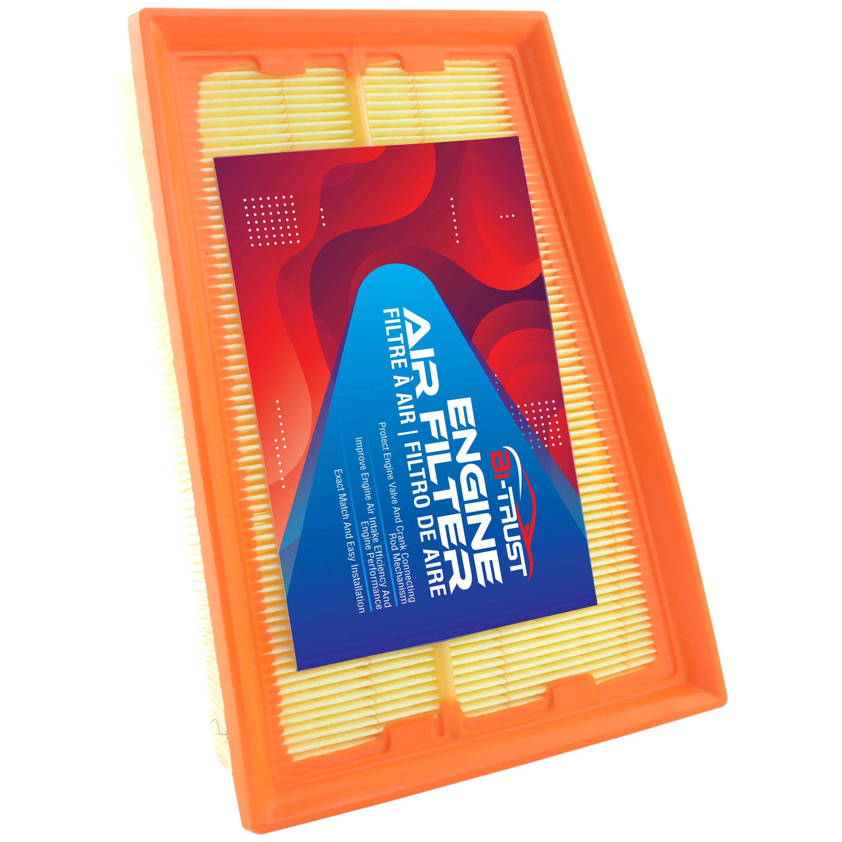 Bi-Trust воздушный фильтр двигателя для QASHQAI/QASHQAI + 2 07- X-TRAIL 2007-2013 CA10654 16546-6131R 16546-JD20A 16546-JD20B 16546-JG70A