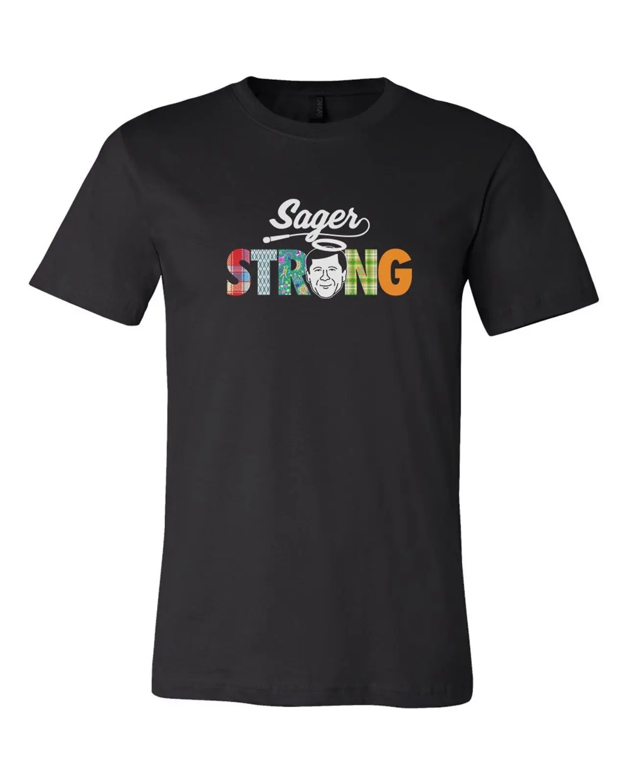CRAIG SAGER сильная футболка # SAGERSTRONG LEGEND F раковая Новинка черный|Мужские футболки| |