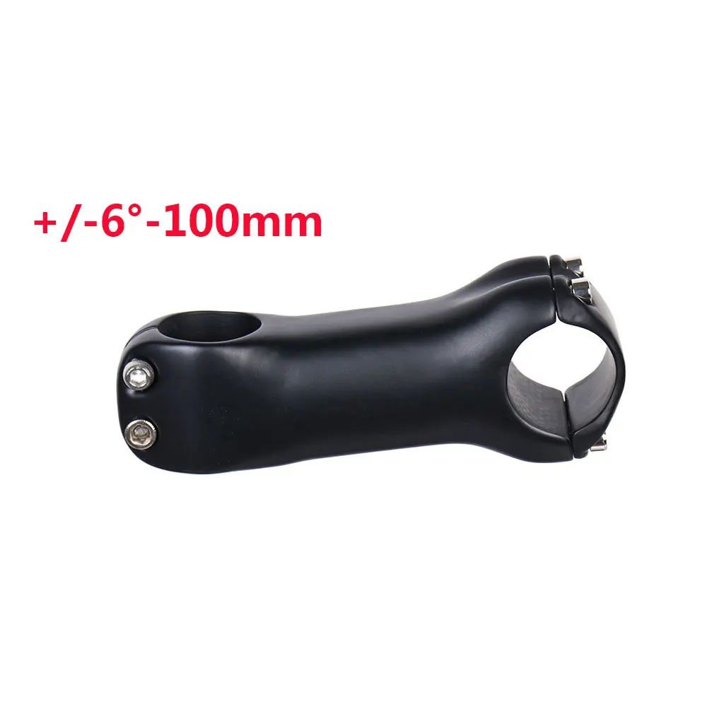 6Degree100mm-2104 ELITA один велосипедный стержень углеродное волокно MTB/дорожный велосипед стержень 6/17 градусов 31,8 мм руль стержень UD/черный 70-130 мм - Цвет: 6Degree100mm-2104
