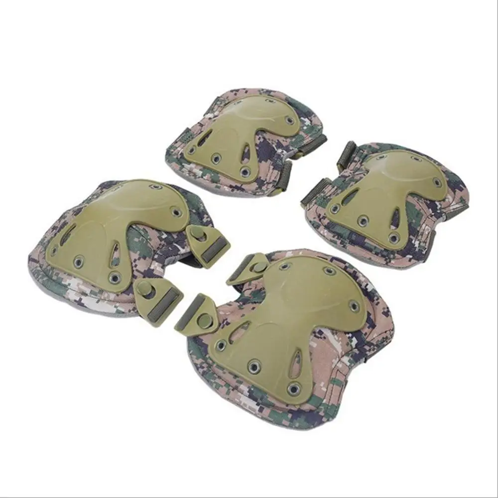 Цифровой Лесной мотоцикл защитное снаряжение Военные наколенники x-типа