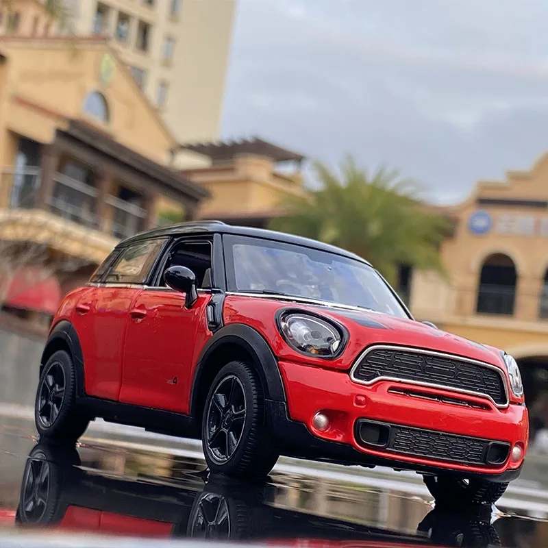 

1/24 BMW Mini Countryman Alloy Car Model MINI Coopers Simulation Diecast Metal Toy Car Vehicles Model Collection Kids Toys Gift