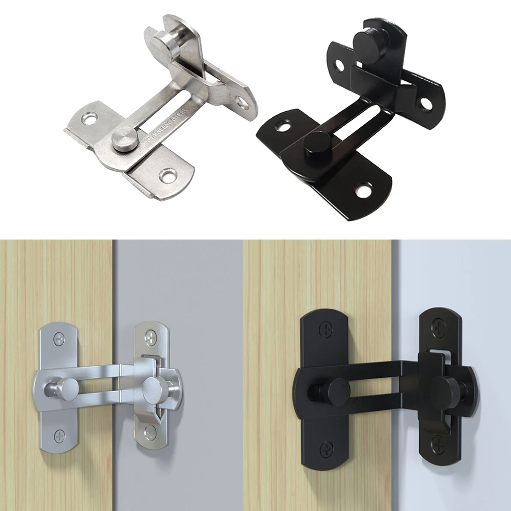 

Barn Sliding Door Latch Lock American Barn Door Country Rustic Decor silver