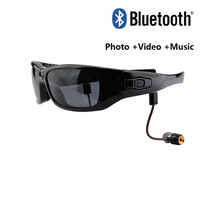 Солнцезащитные очки HD стереокамера с Bluetooth широким углом обзора 120 градусов 1080P