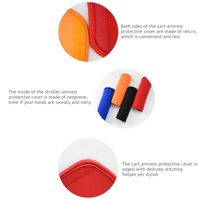 

1pcs Baby Pram Handle Cover Waterproof Push Tube Cart Sleeve Stroller Armrest Case Suitcase Cover Protector Stroller Accessories