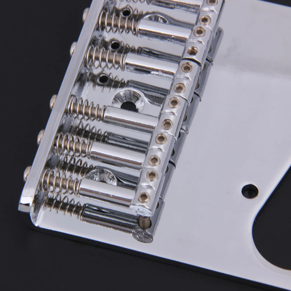 1 Set 6 Saddle Guitar Bridge for Telecaster Tele TL Electric Replacement adjustable string intonation Parts Accessories | Спорт и
