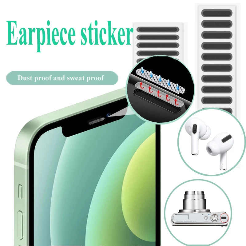 

24/14/10pcs Universal Mobile Phone Speaker Cooling Hole Dustproof Sticker Earpiece Net FOR PSP Phone Dustproof Net Accessories