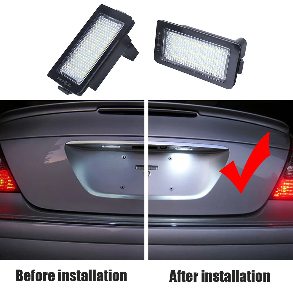 2 шт. для BMW E38 7 серии 740i 740Li 750i 750Li 1995 1997 1998 1999 2000 детской номерной знак аксессуары