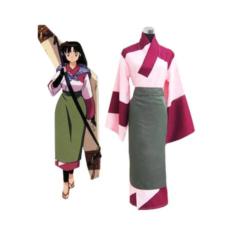 Кимоно для косплея аниме InuYasha Sango костюм на заказ костюмы Хэллоуин|Костюмы аниме|