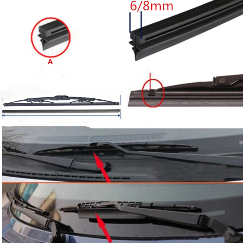 

Вставка резиновая для стеклоочистителя MITSUBISHI ASX OUTLANDER LANCER ASX, 1 шт.