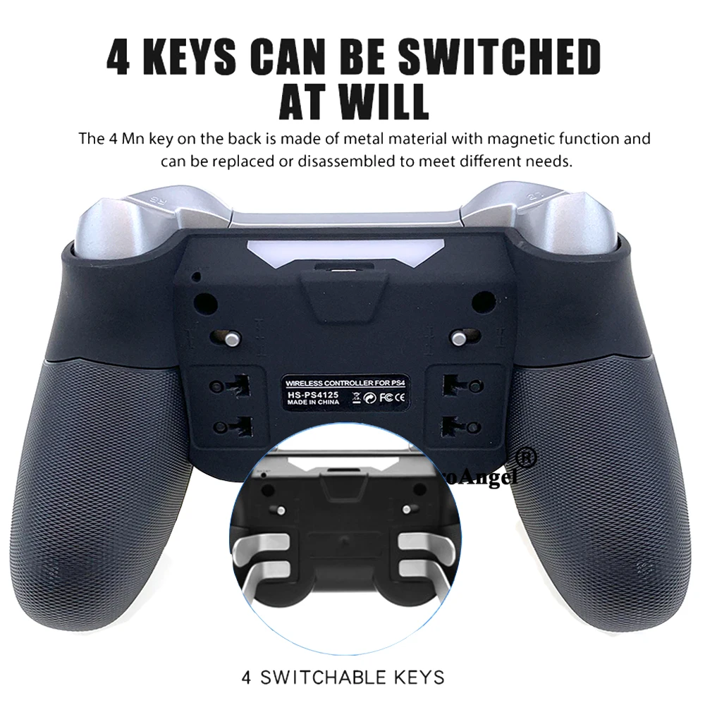 

For Wireless Gamepad For Playstation Dualshock PS4 4 Bluetooth Joystick Controller Gamepads for PS4/PS4 Pro Silm PC game