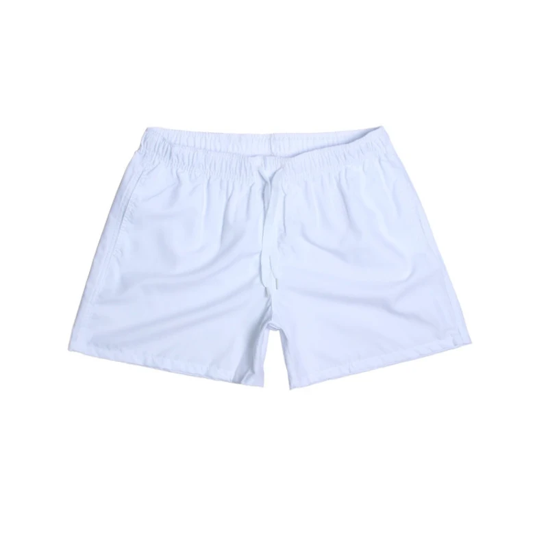 

Quick Dry Casual Shorts For Men Man Beach Shorts Men's Summer Shorts With Pockets Fitness Exercise Lace-up Shorts