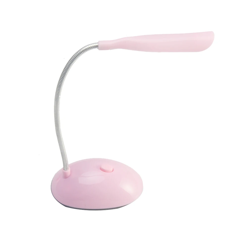 

Mini Battery Powered Bedroom Eye Protection Flexible Table Light Study Desk Lamp Flicker-Free Readig High Lumen