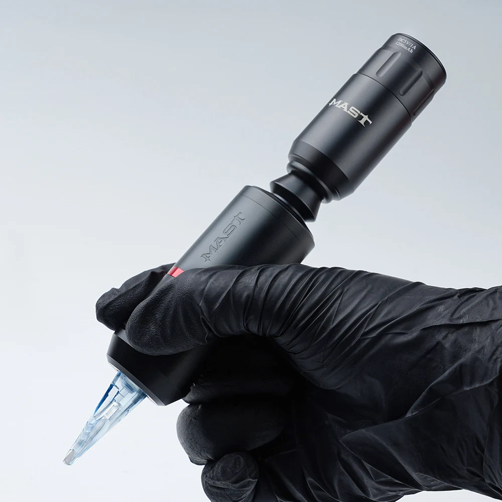 Мощный мощный ротационный перьевой аппарат Dragonhawk Mast для татуировок с мотором без