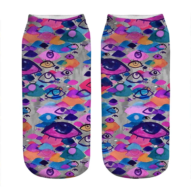 

Женские носки, кавайные Носки с рисунком конфетти, женские Носки с рисунком в стиле Харадзюку, веселые забавные новые милые подарочные носк...